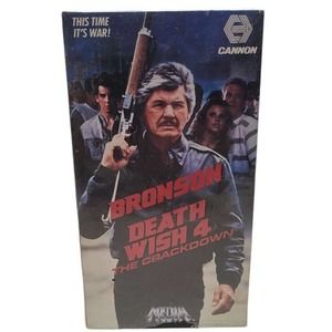 Death Wish 4 The Crackdown VHS 1989 Charles Bronson Movie VGC++